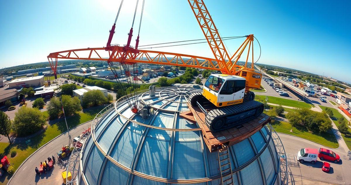 Como Realizar a Montagem de Grua em Esfera de forma Eficiente
