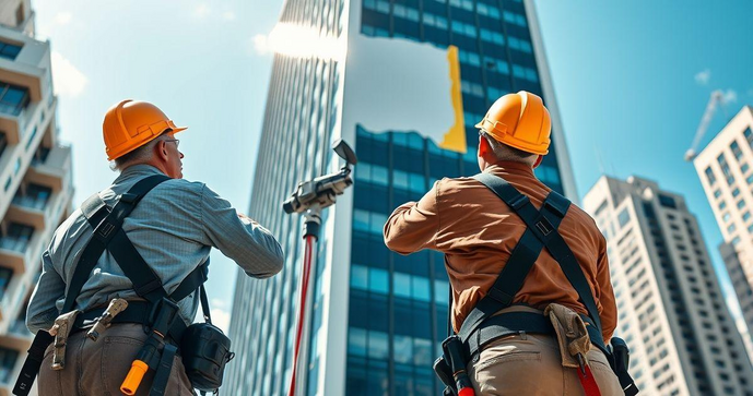Pintura em altura: técnicas e cuidados essenciais para segurança Pintura em altura: técnicas e cuidados essenciais para segurança
