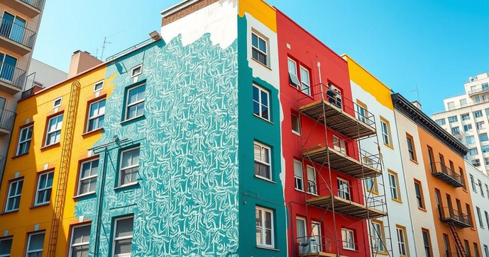 Pintura predial: manutenção e valorização de edifícios