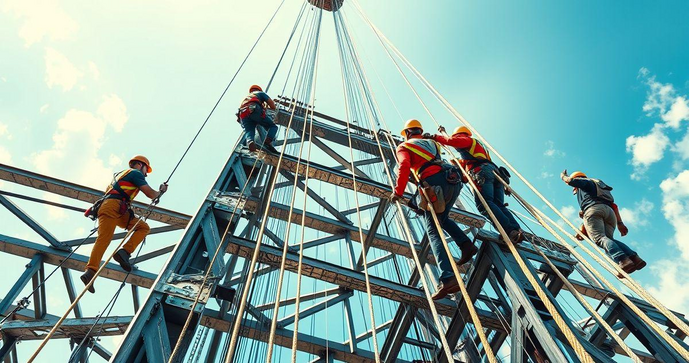 Acesso por Corda Industrial Maximiza Segurança e Eficiência no Trabalho