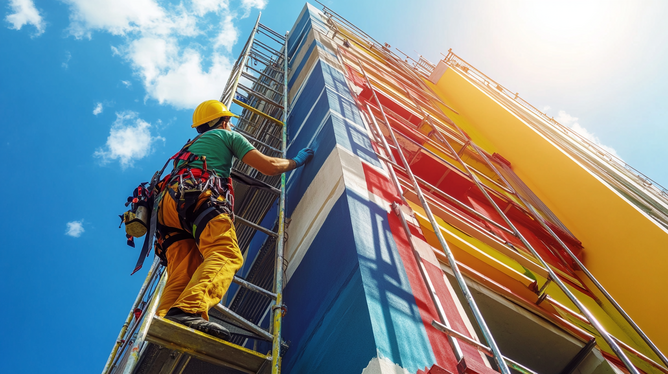 Pintura em Altura: Segurança e Técnicas Eficazes Pintura em Altura: Segurança e Técnicas Eficazes