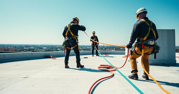 Instalação de Linha de Vida em Telhados Segura Instalação de Linha de Vida em Telhados Segura