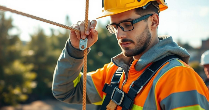 Inspeção de linha de vida garante segurança em trabalhos em altura Inspeção de linha de vida garante segurança em trabalhos em altura
