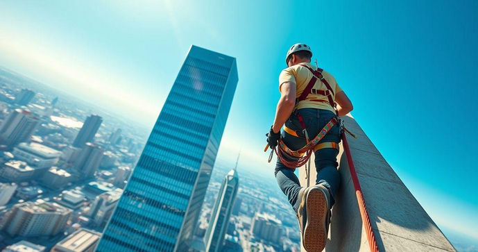 Alpinismo Predial: Técnicas e Segurança na Manutenção de Edifícios Alpinismo Predial: Técnicas e Segurança na Manutenção de Edifícios