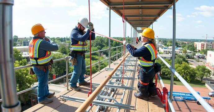 Instalação de linha de vida é essencial para segurança em trabalhos em altura, descubra como realizar corretamente Instalação de linha de vida é essencial para segurança em trabalhos em altura, descubra como realizar corretamente