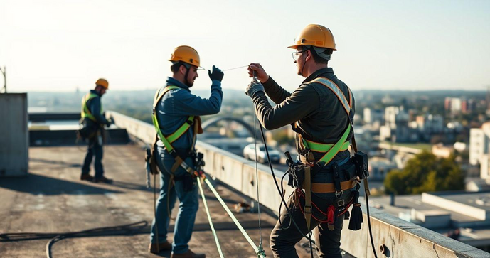 Instalação de linha de vida em telhados: segurança para trabalhadores Instalação de linha de vida em telhados: segurança para trabalhadores