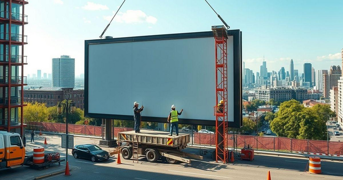 Instalação de outdoor: visibilidade para sua marca Instalação de outdoor: visibilidade para sua marca