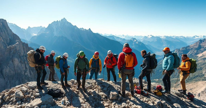 Empresa de alpinismo: serviços técnicos em locais de difícil acesso