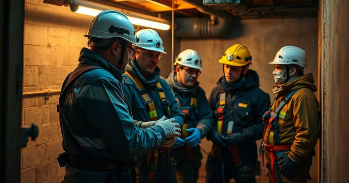 Serviço em espaço confinado: operações seguras em ambientes restritos